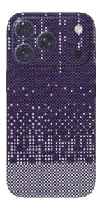 Pixelated Purple - Mobile 3M Premium Skins (Leather Series) design